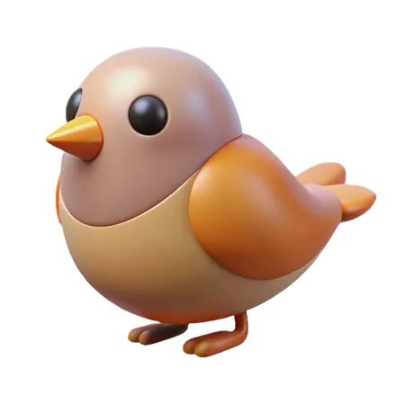 Sparrow  3D Icon