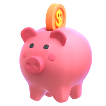 Sparschwein  3D Icon