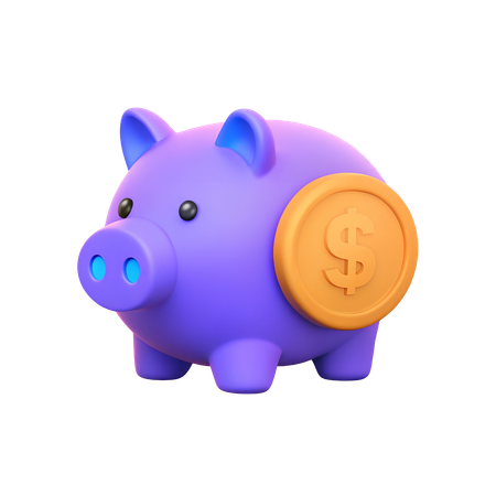 Sparschwein  3D Icon