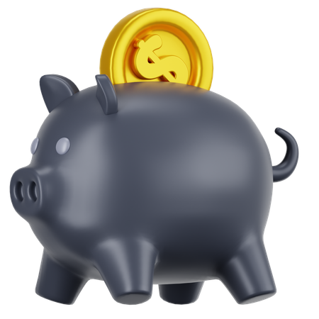 Sparschwein  3D Icon