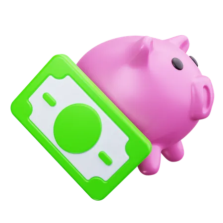 Sparschwein  3D Icon