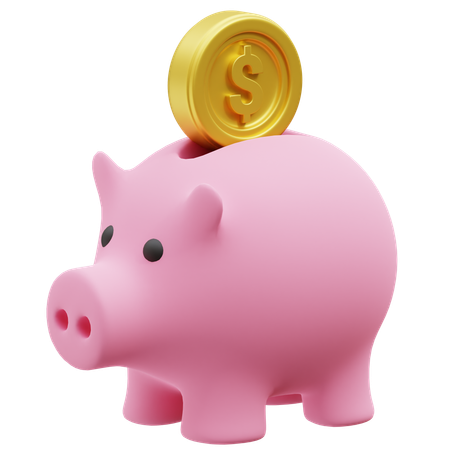 Sparschwein  3D Icon
