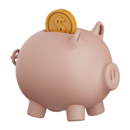 Sparschwein  3D Icon