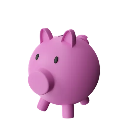 Sparschwein  3D Illustration