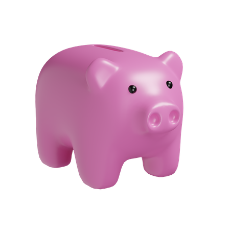 Sparschwein  3D Illustration