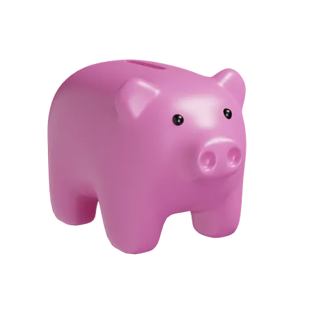 Sparschwein  3D Illustration