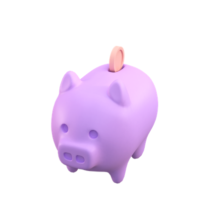 Sparschwein  3D Illustration