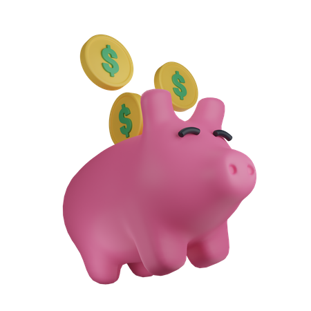 Sparschwein  3D Icon