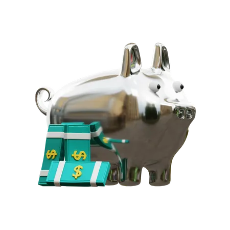 Sparschwein  3D Icon