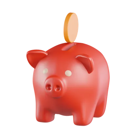 Sparschwein  3D Icon