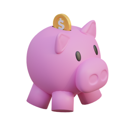 Sparschwein  3D Icon