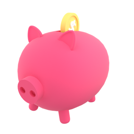 Sparschwein  3D Icon