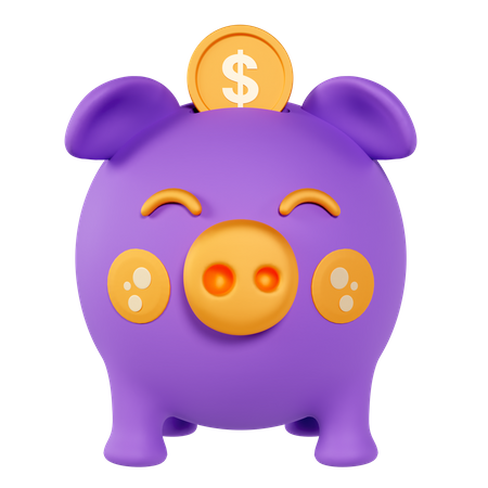 Sparschwein  3D Icon