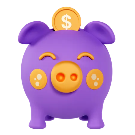 Sparschwein  3D Icon