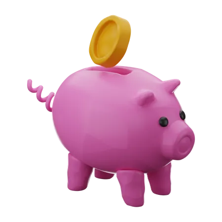 Sparschwein  3D Icon