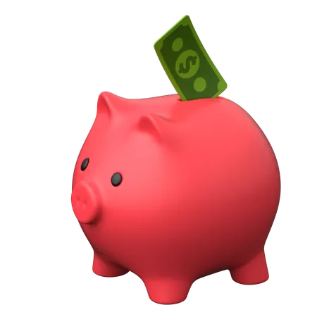 Sparschwein  3D Icon