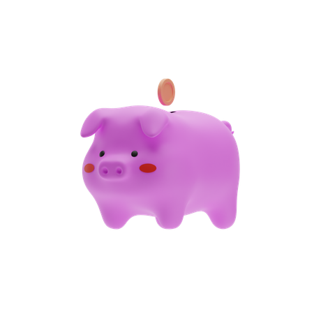 Sparschwein  3D Icon