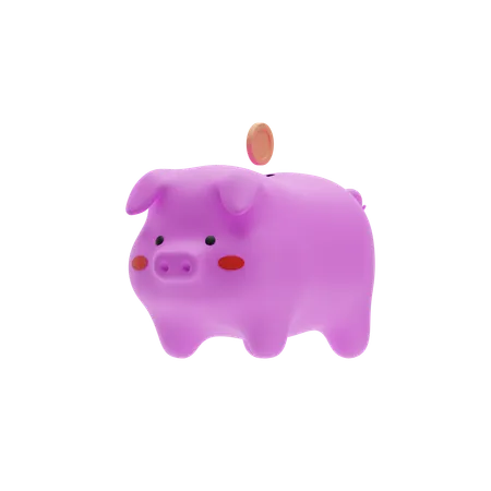 Sparschwein  3D Icon