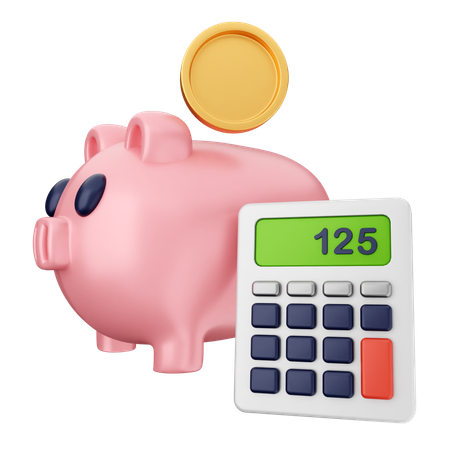 Sparschwein Finanzen  3D Icon