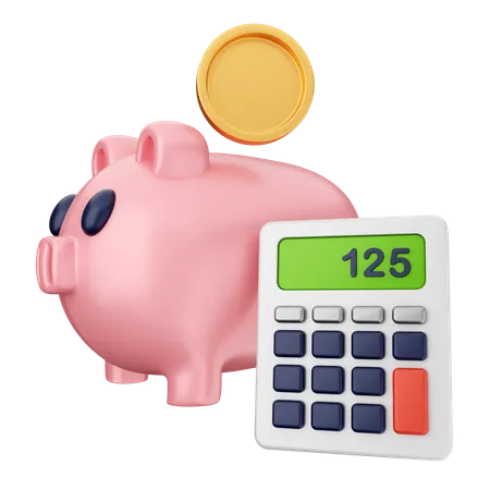 Sparschwein Finanzen  3D Icon