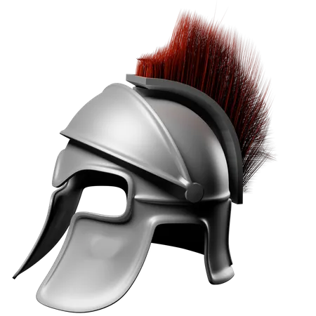 Spartan Helmet  3D Illustration