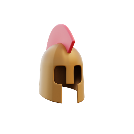 Spartan Helmet  3D Illustration