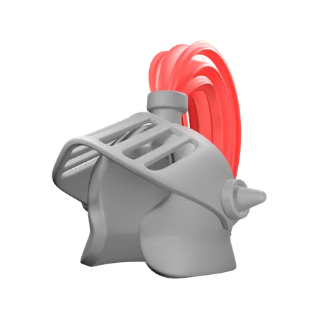 Spartan Helmet  3D Illustration