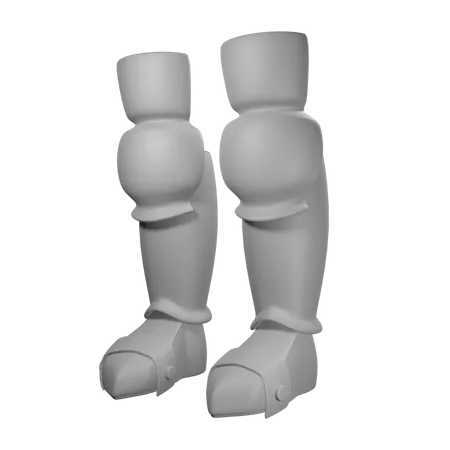 Spartan Shoes  3D Illustration