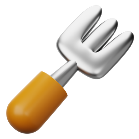Spatengabel  3D Icon