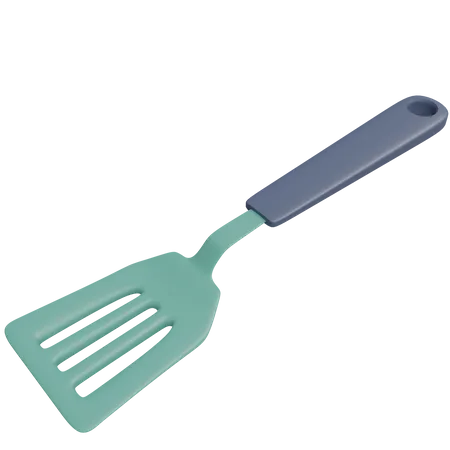 Spatula Rendering With High Resolution Kitchen Appliances Illustration 3D Icon