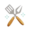 Spatula And Fork