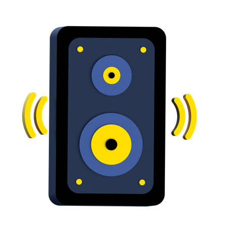 Speacker  3D Icon