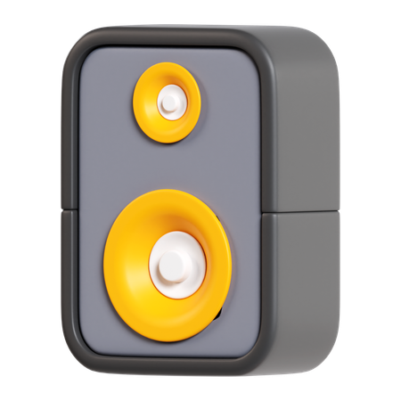 Speaker  3D Icon