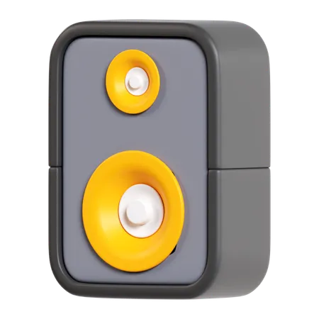 Speaker  3D Icon