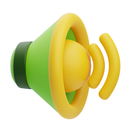 Speaker  3D Icon
