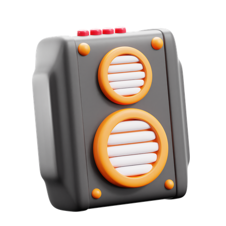 Speaker  3D Icon