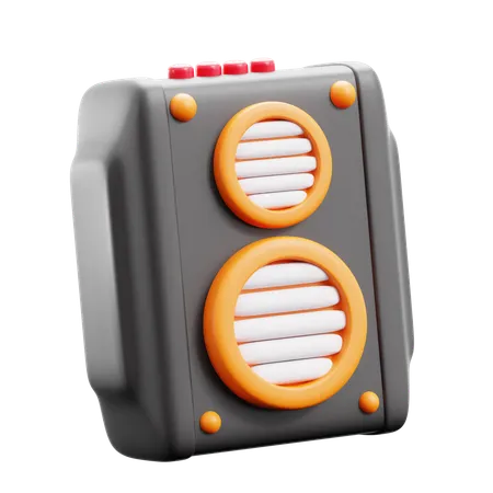 Speaker  3D Icon