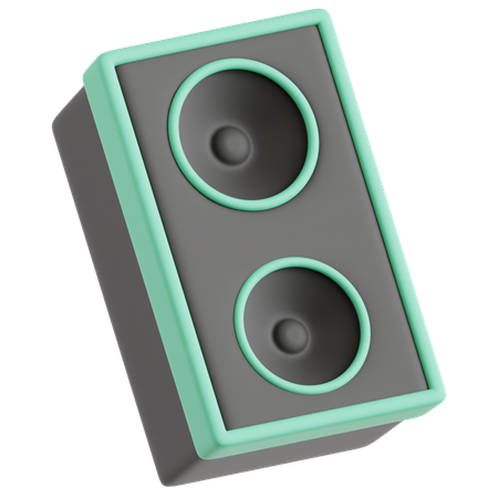 スピーカー  3D Icon