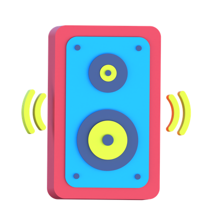 Speaker  3D Icon