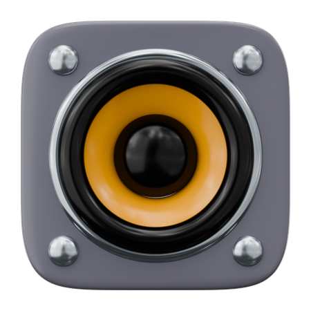Speaker  3D Icon