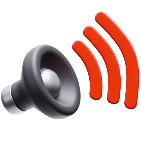 Speaker  3D Icon