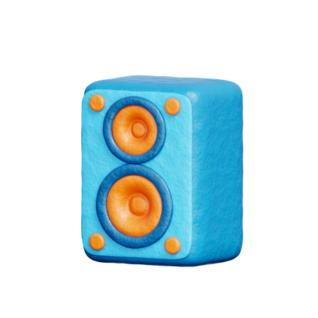 Speaker  3D Icon