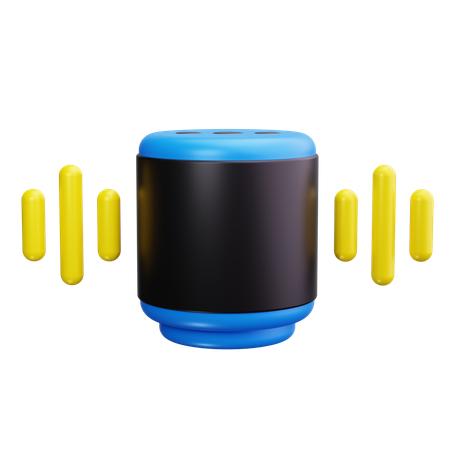 Speaker  3D Icon