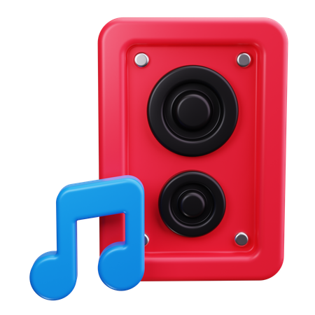 Speaker  3D Icon