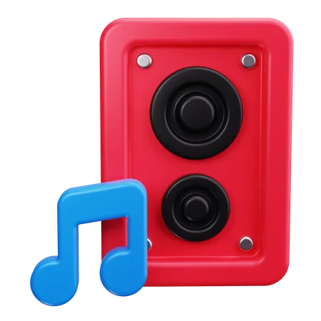 Speaker  3D Icon