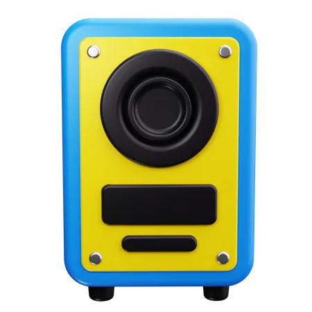 Speaker  3D Icon