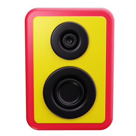 Speaker  3D Icon
