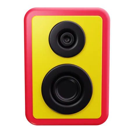 Speaker  3D Icon