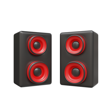 Speaker  3D Icon