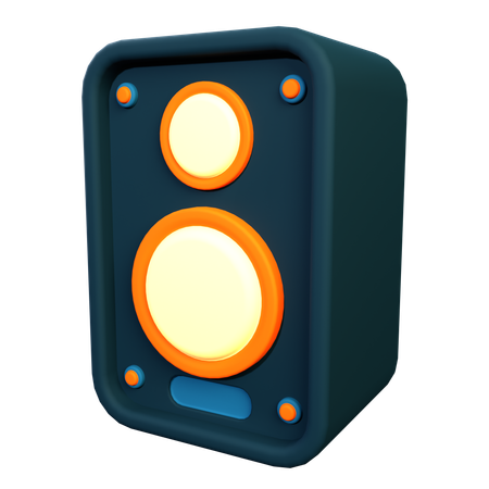 Speaker  3D Icon